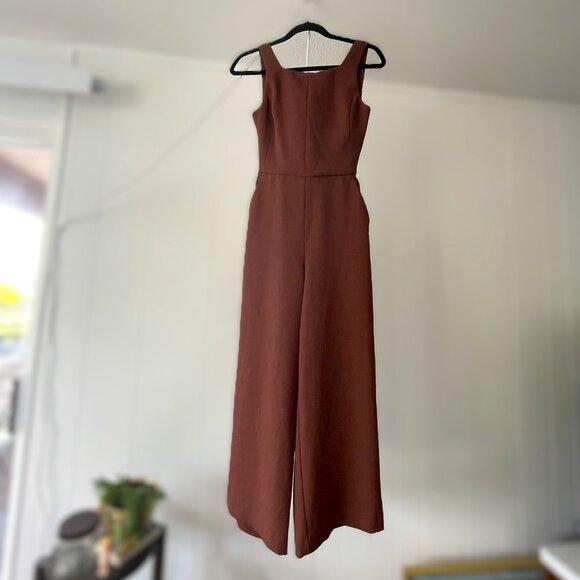 Aritzia Wilfred Écoulement Size 0 Jumpsuit in Amaretto - Picture 1 of 5